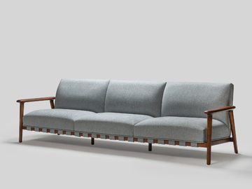 URIAH - 4 seater fabric sofa by Papell Design - view 3